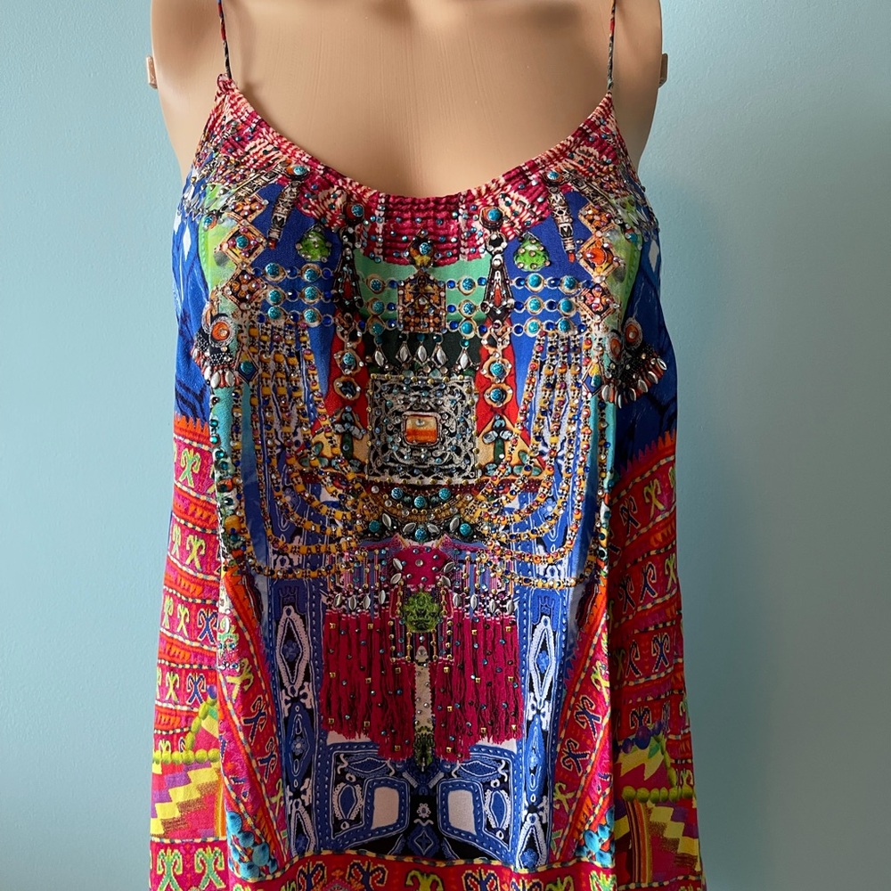 Camilla Glasshouse Romance T-Back Shoestring Top